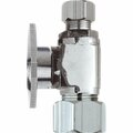 All-Source 3/8 In. OD Tube x 3/8 In. OD Tube Quarter Turn Straight Valve 456296